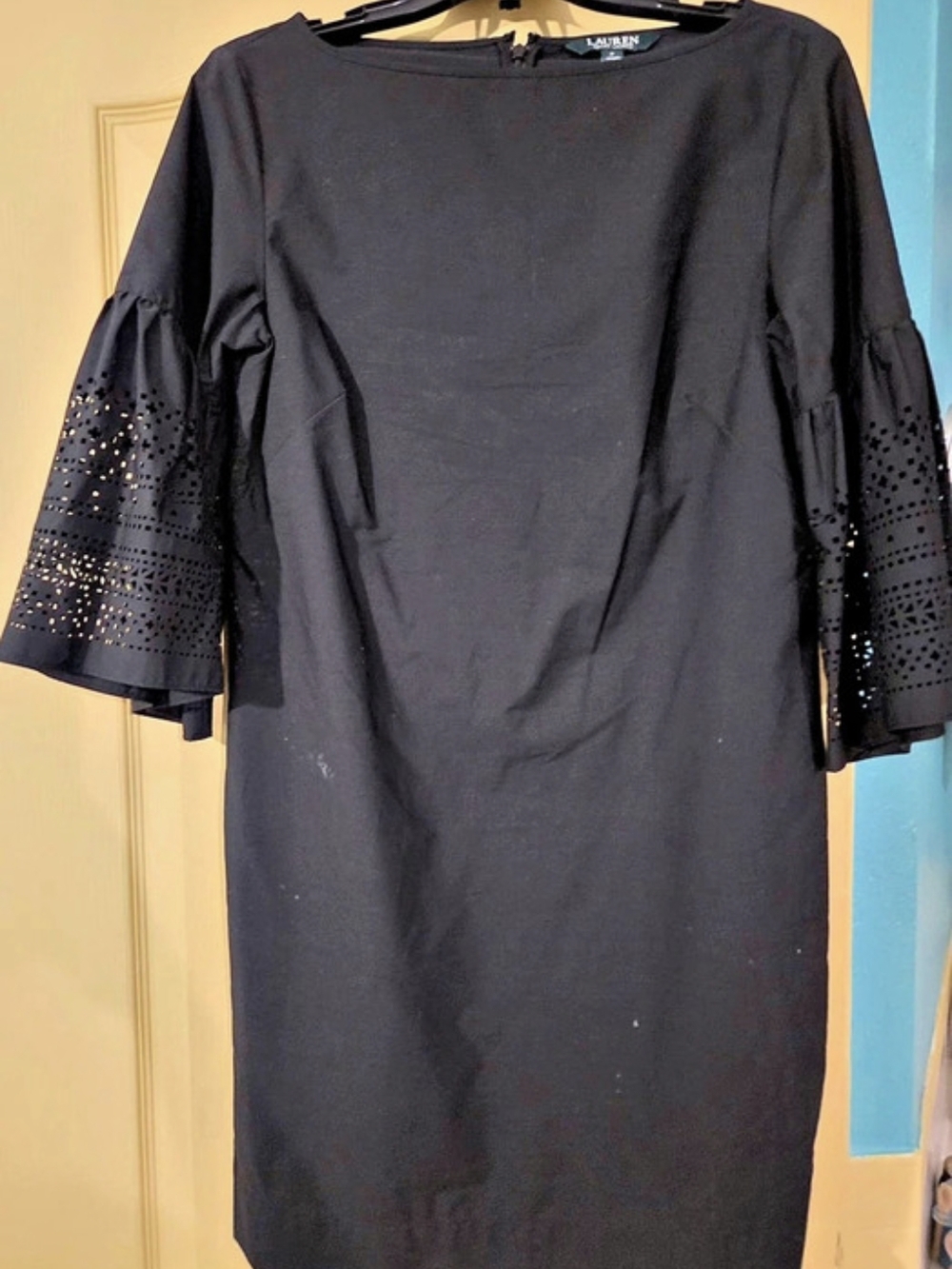 Lauren Ralph Lauren Black Mini Dress Size 4 Like New